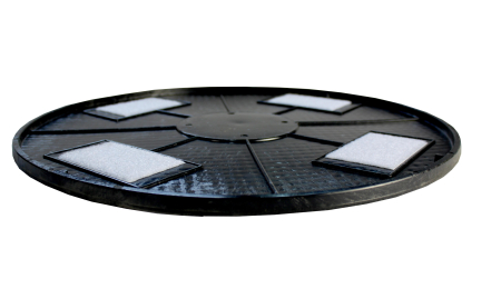 Щит черный пластмассовый